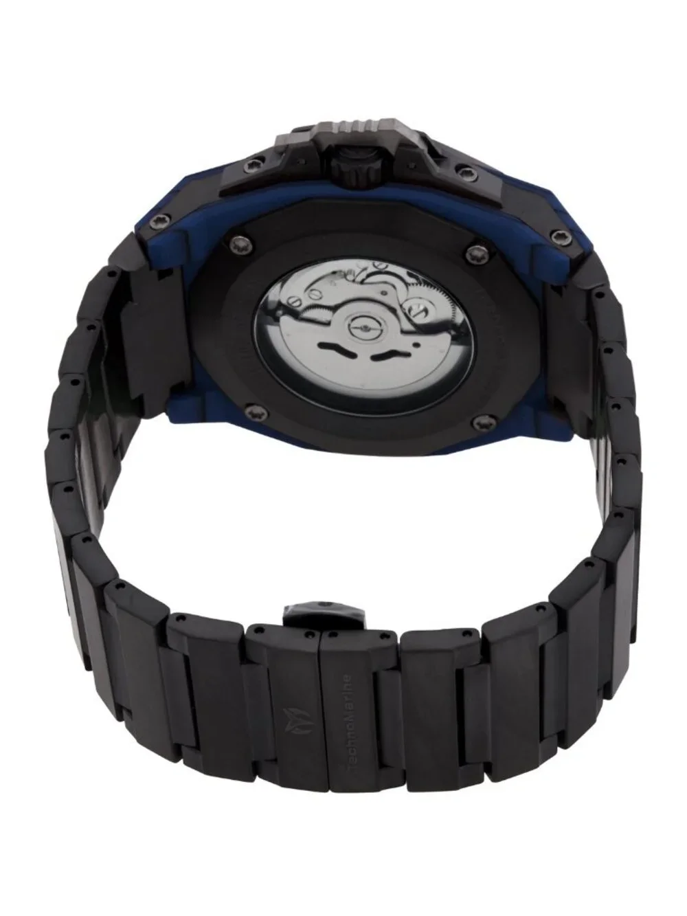 NWT Technomarine Carbon Nautic Automatic Black Dial Men's Watch